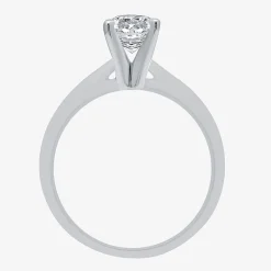Classic Collection 1 CT. Natural Diamond Round Solitaire Engagement Ring in 10K Gold