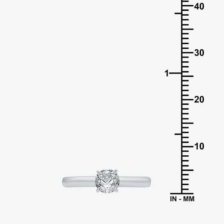 Classic Collection 1/2 CT. Natural Diamond Round Solitaire Engagement Ring in 10K Gold