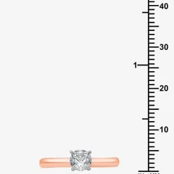 Classic Collection 1/2 CT. Natural Diamond Round Solitaire Engagement Ring in 10K Gold