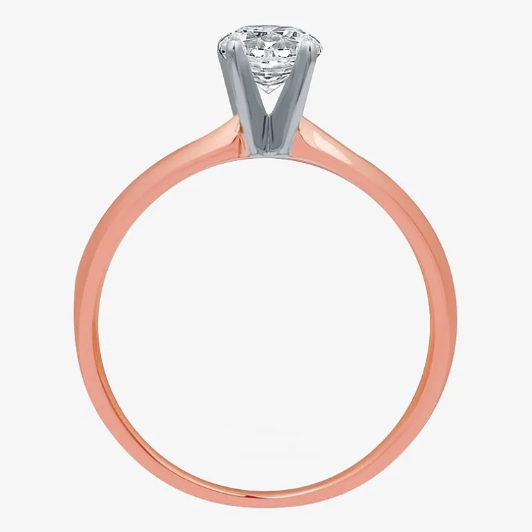 Classic Collection 1/2 CT. Natural Diamond Round Solitaire Engagement Ring in 10K Gold