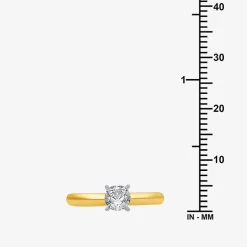 Classic Collection 1/2 CT. Natural Diamond Round Solitaire Engagement Ring in 10K Gold
