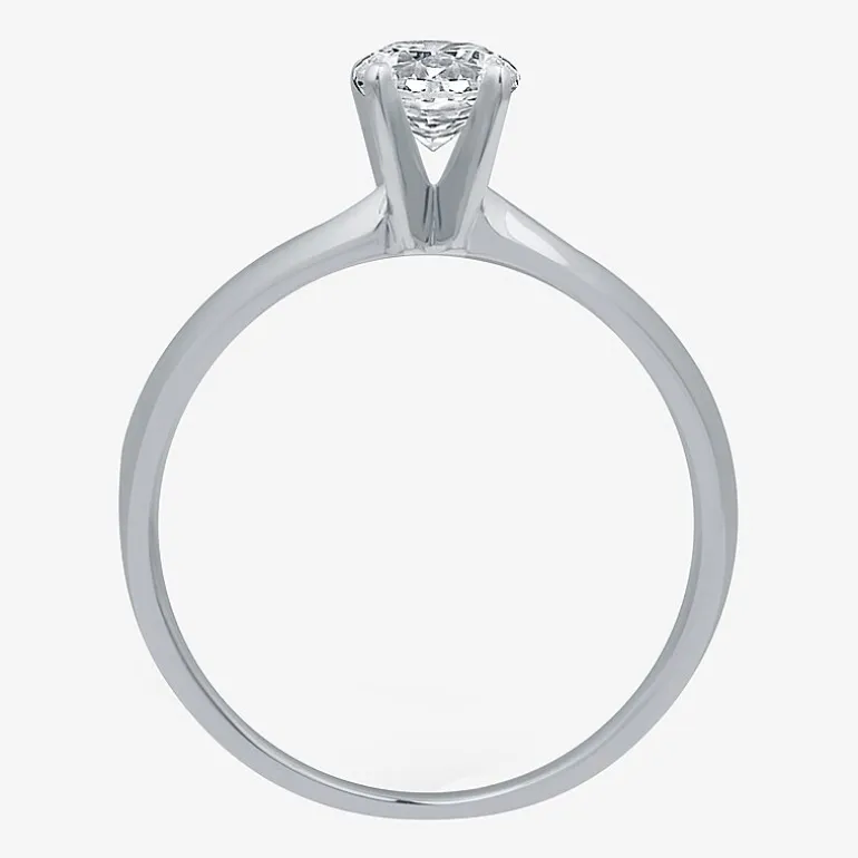 Classic Collection 1/2 CT. Natural Diamond Round Solitaire Engagement Ring in 10K Gold