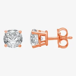 Classic Collection 1 CT. T.W. Natural White Diamond 10K Gold 5.2mm Stud Earrings