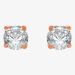 Classic Collection 1/4 CT. T.W. Natural White Diamond 10K Gold 3.2mm Stud Earrings