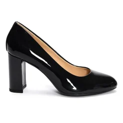 CL by Laundry Lofty Womens Round Closed Toe Block Heel Pumps
