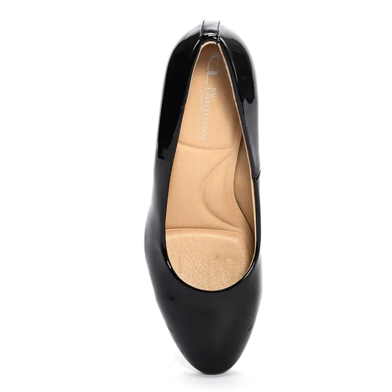 CL by Laundry Lofty Womens Round Closed Toe Block Heel Pumps