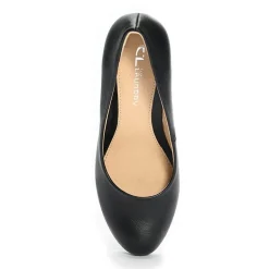 CL by Laundry Nima Womens Round Closed Toe Wedge Heel Pumps