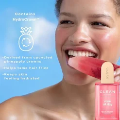 CLEAN Rosé All Day Hair and Body Perfume Mist, 8.0 oz