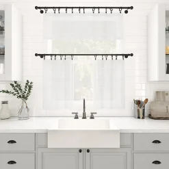 Clean Window Aya 2-pc. Rod Pocket Window Tier