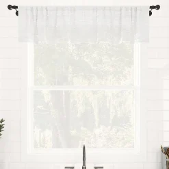 Clean Window Aya Rod Pocket Tailored Valance