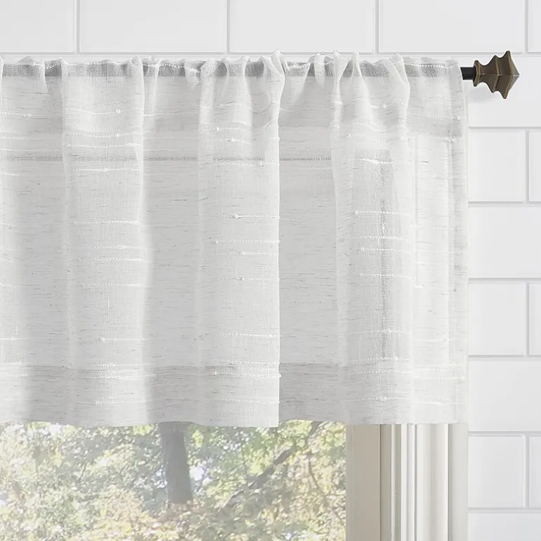 Clean Window Aya Rod Pocket Tailored Valance