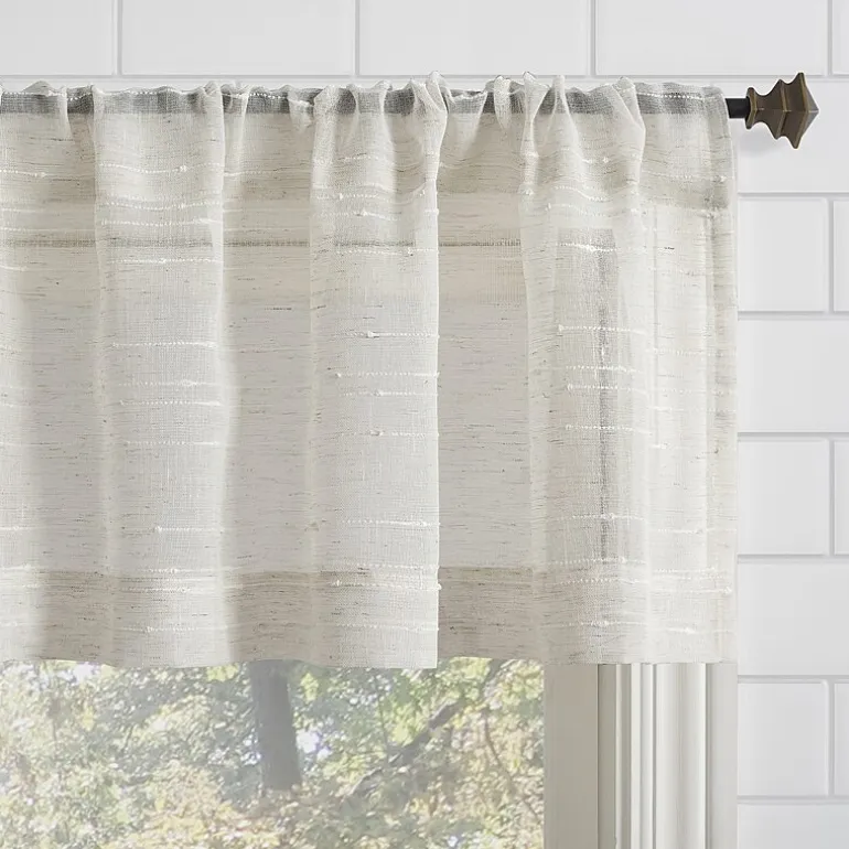 Clean Window Aya Rod Pocket Tailored Valance