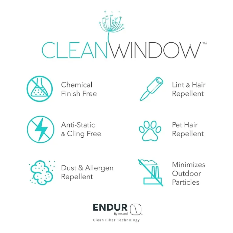 Clean Window Clean Window Textured Slub Stripe Rod Pocket Sheer Single Curtain Panel
