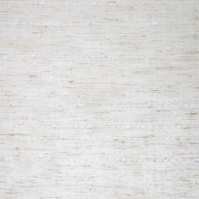 Clean Window Clean Window Textured Slub Stripe Rod Pocket Sheer Single Curtain Panel