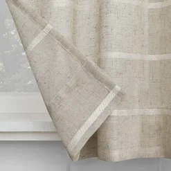 Clean Window Twill Stripe Anti-Dust 2-pc. Rod Pocket Window Tier