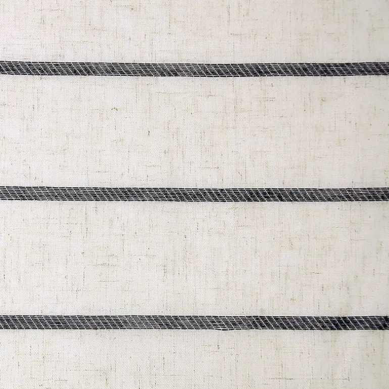Clean Window Twill Stripe Anti-Dust 2-pc. Rod Pocket Window Tier