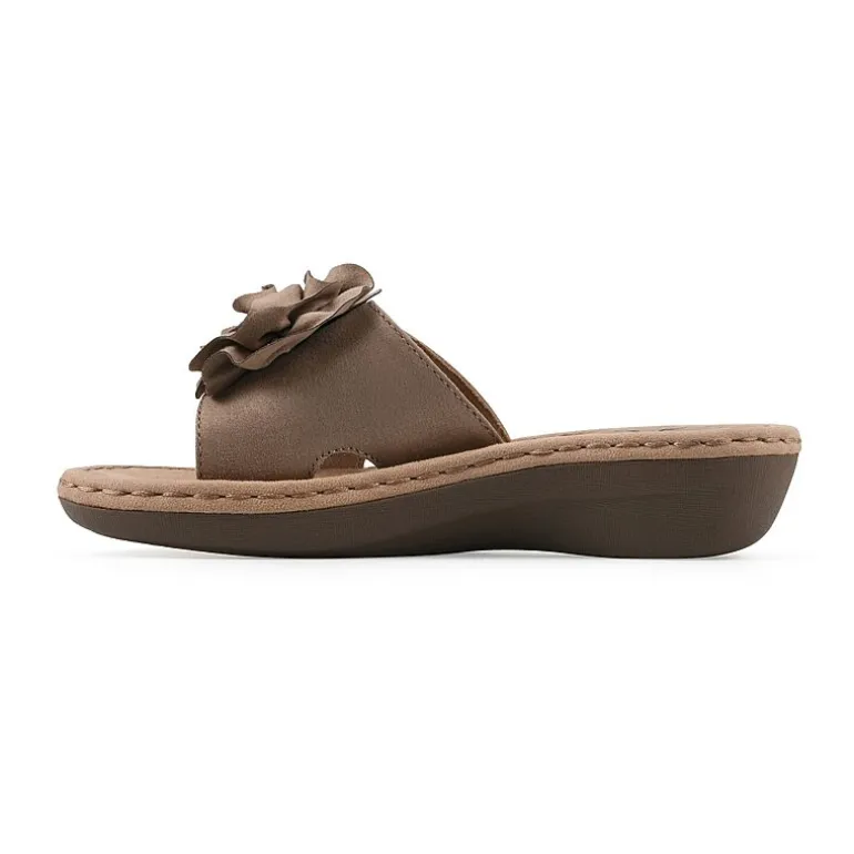 Cliffs By White Mountain Womens Casmyn Slide Sandals