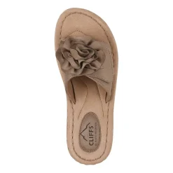 Cliffs By White Mountain Womens Casmyn Slide Sandals