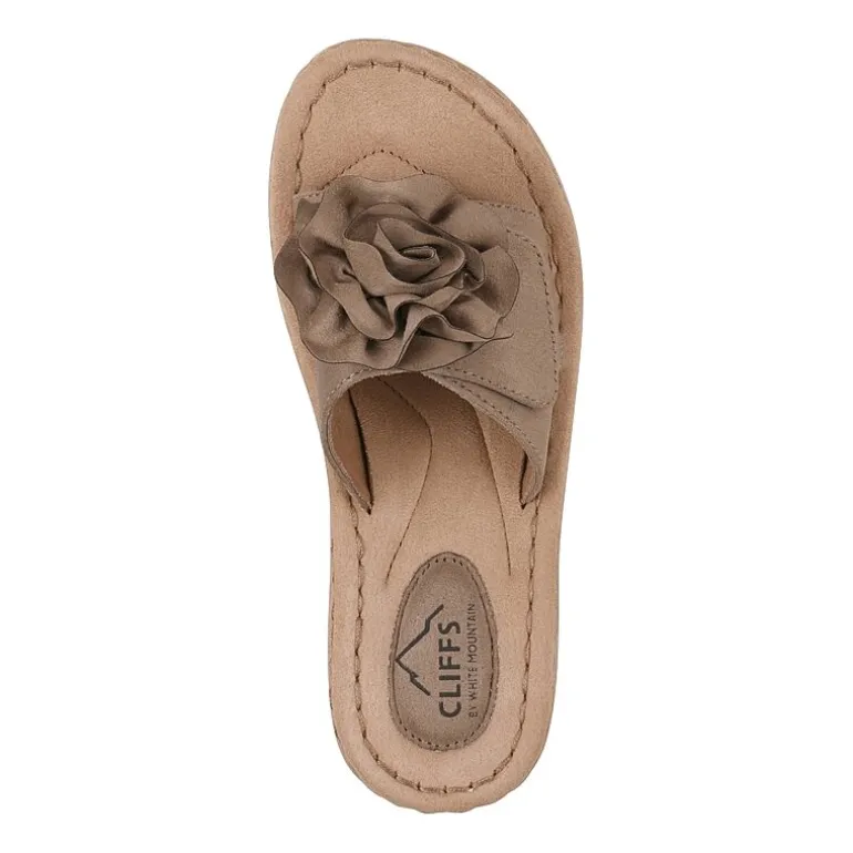 Cliffs By White Mountain Womens Casmyn Slide Sandals
