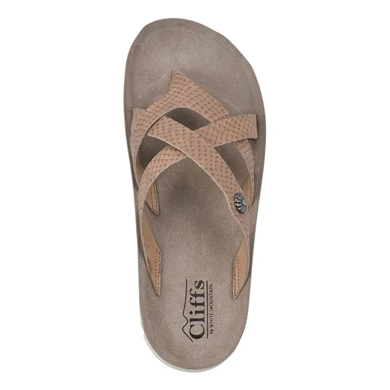 Cliffs by White Mountain Womens Banksy Slide Sandals
