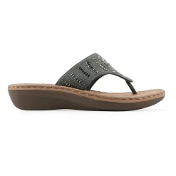 Cliffs by White Mountain Womens Cienna Slide Sandals