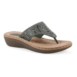 Cliffs by White Mountain Womens Cienna Slide Sandals