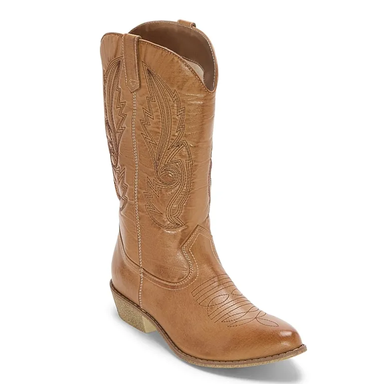 COCONUTS BY Matisse Womens Coconuts Western Block Heel Cowboy Boots
