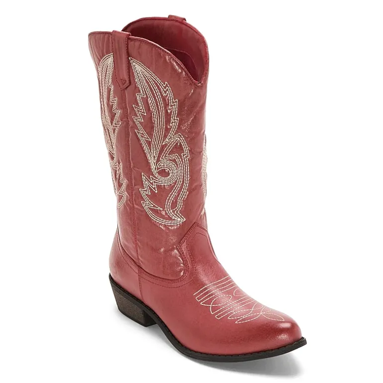 COCONUTS BY Matisse Womens Coconuts Western Block Heel Cowboy Boots