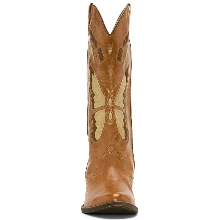COCONUTS BY Matisse Womens Coconuts Western Block Heel Cowboy Boots