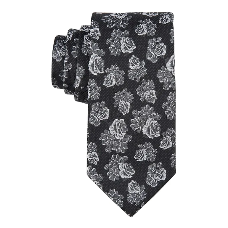 Collection By Michael Strahan Goldes Floral Tie