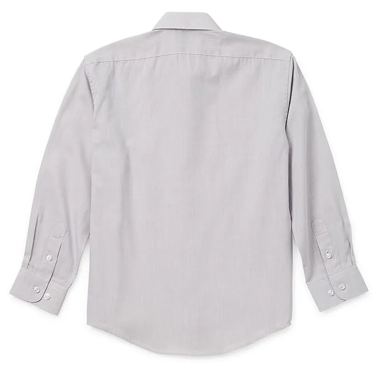 Collection By Michael Strahan Big Kid Boys Long Sleeve Spread Collar Shirt + Tie Set