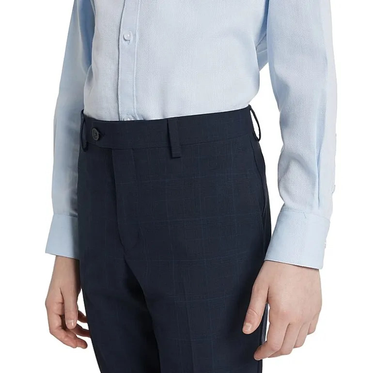 Collection By Michael Strahan Big Kid Boys Long Sleeve Spread Collar Shirt + Tie Set