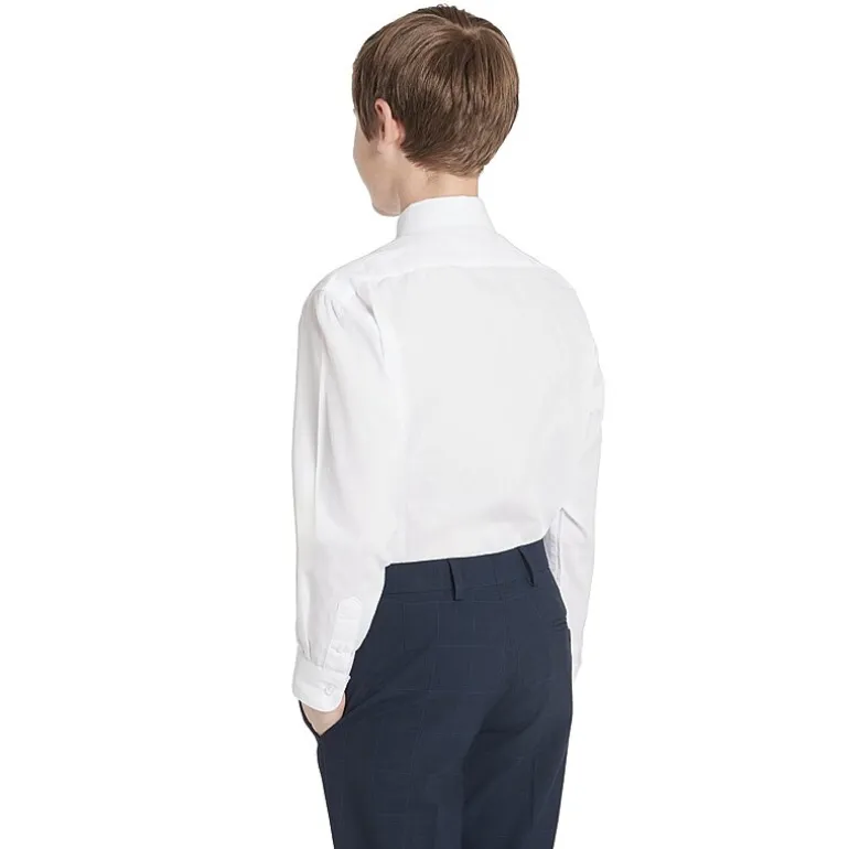 Collection By Michael Strahan Big Kid Boys Long Sleeve Spread Collar Shirt + Tie Set