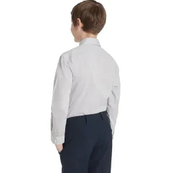 Collection By Michael Strahan Big Kid Boys Long Sleeve Spread Collar Shirt + Tie Set