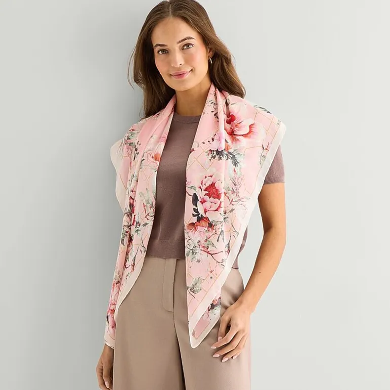 Collection Xiix Botanical Floral Square Scarf