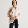 Collection Xiix Inky Floral Floral Oblong Scarf