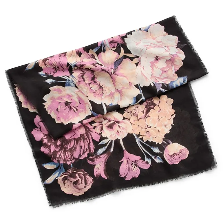 Collection Xiix Painterly Floral Oblong Scarf