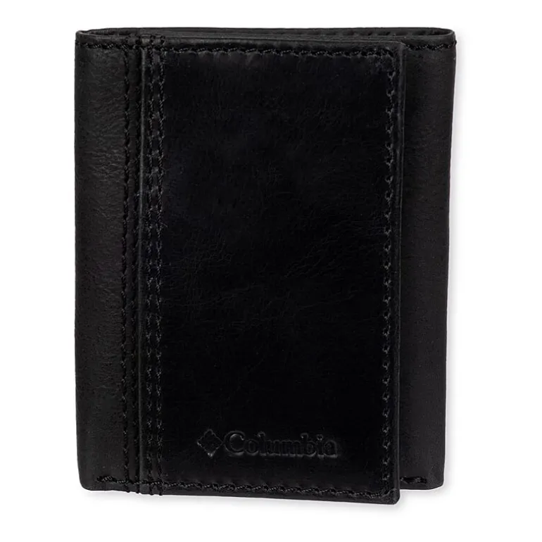 Columbia Rfid Extra Capacity Mens Personalized Trifold Wallet