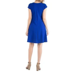 24/7 Comfort Apparel Dress with Keyhole Neck