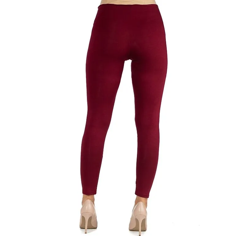 24/7 Comfort Apparel Womens Stretch Ankle Length Leggings