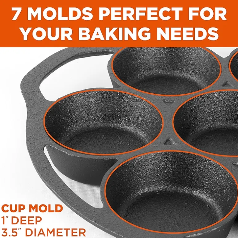 Commercial Chef Biscuit 12" Cake Pan
