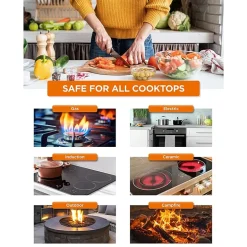 Commercial Chef Carbon 12 Inch Non-Stick Steel Skillet