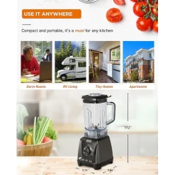 Commercial Chef 1.5L High Power Blender