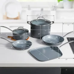 Commercial Chef 7-pc. Non-Stick Cookware Set