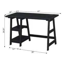 Convenience Concepts Designs2go Office And Library Collection Writing Desk