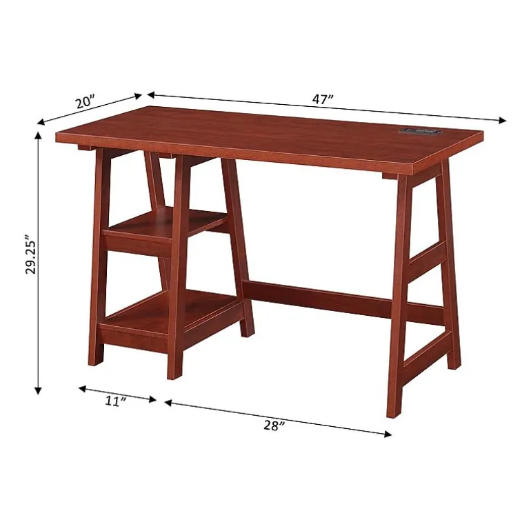 Convenience Concepts Designs2go Office And Library Collection Writing Desk
