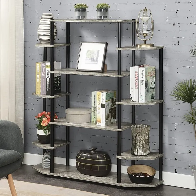Convenience Concepts Designs2go Office And Library Collection 10-Shelf Bookcase