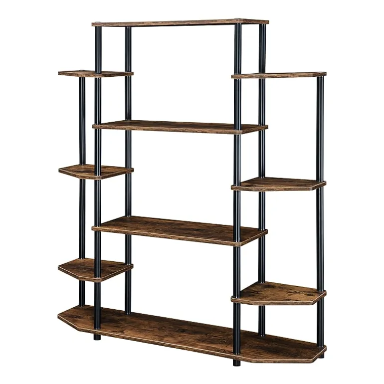 Convenience Concepts Designs2go Office And Library Collection 10-Shelf Bookcase