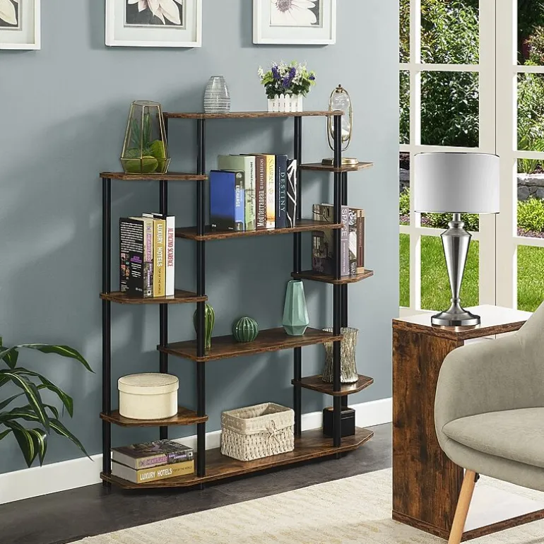 Convenience Concepts Designs2go Office And Library Collection 10-Shelf Bookcase
