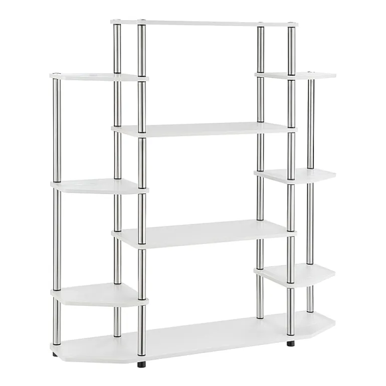 Convenience Concepts Designs2go Office And Library Collection 10-Shelf Bookcase